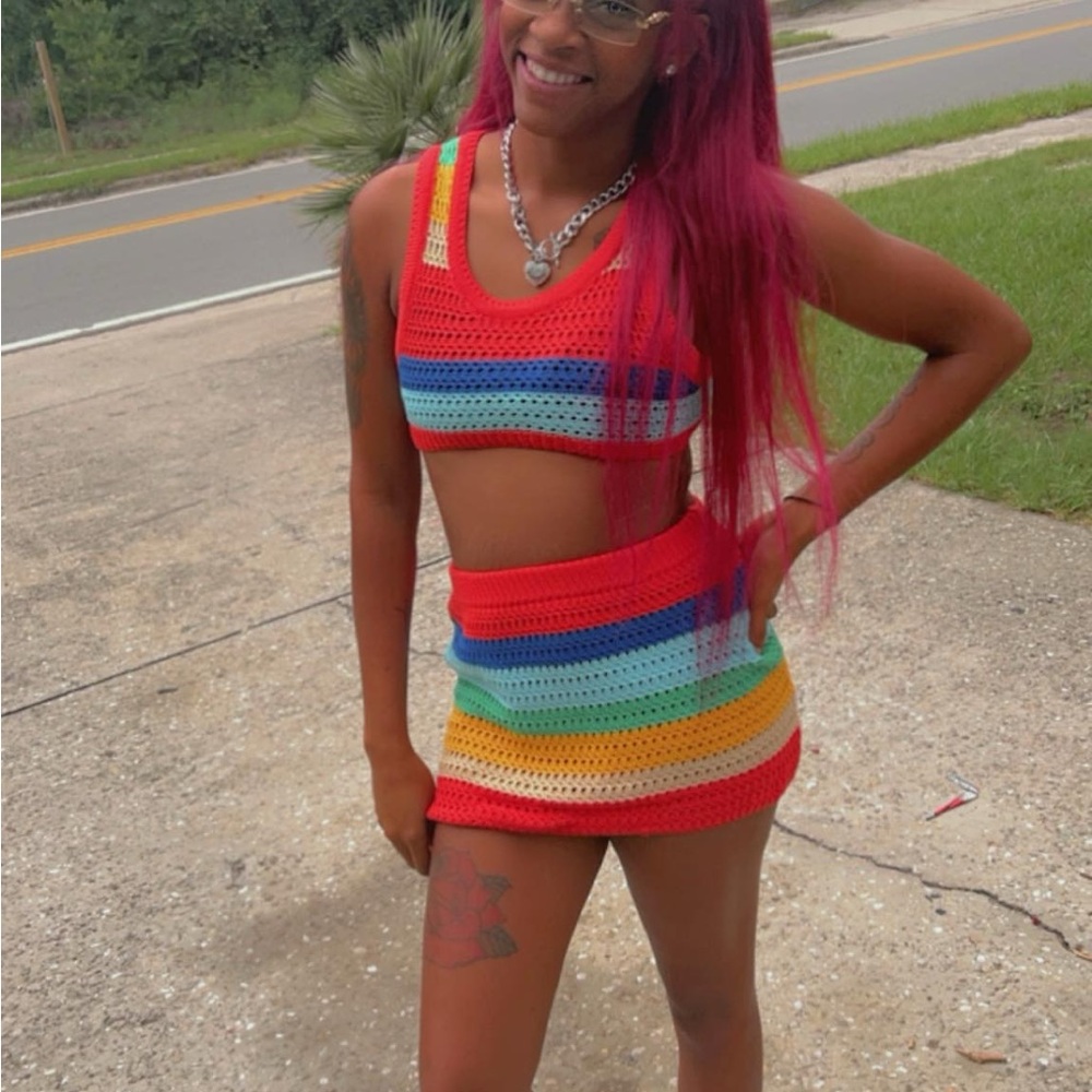 2 piece skirt set